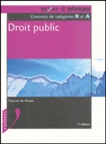 Vincent de Briant - Droit public - Concours de catégories Bet A.