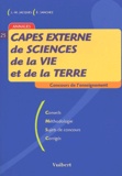 Eric Sanchez et Jean-Marc Jacques - Capes Externe De Sciences De La Vie Et De La Terre.