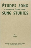 Françoise Aubin - Etudes Song/Sung Studies : in memoriam Etienne Balazs - Tome 2, civilisation.