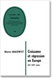 Marian Malowist - Croissance et régression en Europe, 14e-17e siècles - Recueil d'articles.