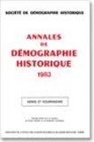  EHESS - Annales de démographie historique, année 1983 - Mères et nourrissons.