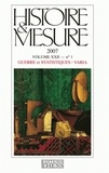 Claire Lemercier et Guillaume Baclin - Histoire & Mesure Volume 22 N° 1/2007 : Guerre et statistiques.