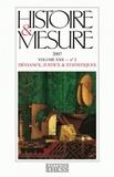 Frédéric Vesentini - Histoire & Mesure Volume 22 N° 2/2007 : Déviance, justice & statistiques.