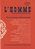 Daniel Fabre et Jean Jamin - L'Homme N° 195-196, Juillet- : Auto-biographie, ethno-biographie.