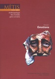 David Konstan et David Bouvier - Mètis N° 9/2011 : Emotions.