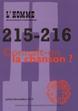  EHESS - L'Homme N° 215-216, Juillet-décembre 2015 : Connaît-on la chanson ?.