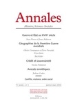  EHESS - Annales Histoire, Sciences Sociales N° 2016/1 : .