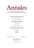  EHESS - Annales Histoire, Sciences Sociales N° 2016/2 : .