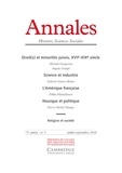 Vincent Azoulay - Annales Histoire, Sciences Sociales N° 3, juillet-septembre 2018 : .