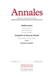  Collectif - Annales. Histoire Sciences Sociales, n° 2/2021 - Méditerrané - MÉDITERRANÉES.