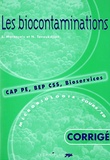 Nathalie Tavoukdjian et Sylvie Morançais - Les biocontaminations CAP PE, BEP CSS, Bioservices Cours et TD - Corrigé.