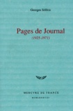 Georges Séféris - Pages de journal (1925-1971).