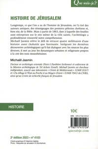 Histoire de Jérusalem 2e édition revue et corrigée