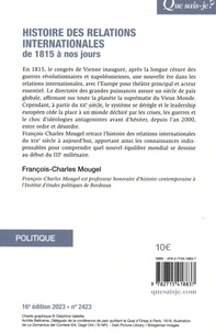 Histoire des relations internationales. De 1815 à nos jours 16e édition