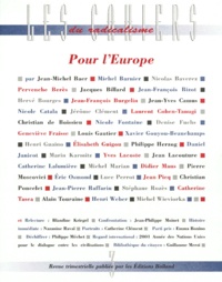 Eric Osmond et  Collectif - Les Cahiers Du Radicalisme N°3 Juin 1999 : Pour L'Europe.