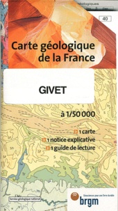  BRGM - Givet - 1/50 000.