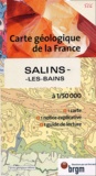  BRGM - Salins-les-Bains - 1/50000.