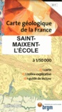  BRGM - Saint-Maixent-l'Ecole - 1/50 000.