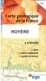  BRGM - Royère - 1/50 000.