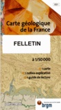 BRGM - Felletin - 1/50 000.