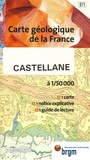  BRGM - Castellane - 1/50 000.