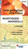  BRGM - Martigues-Marseille - 1/50 000.