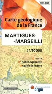  BRGM - Martigues-Marseille - 1/50 000.