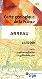 P Barrère et E-J Debroas - Arreau - 1/50 000.