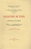 Nicole Villa et Denise Dommel - Inventaire analytique de la collection De Vinck - Tome 7, La Révolution de 1848 et la Deuxième République.