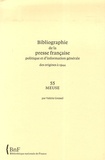 Valérie Gressel - Bibliographie de la presse française politique et d'information générale des origines à 1944 - Meuse (55).