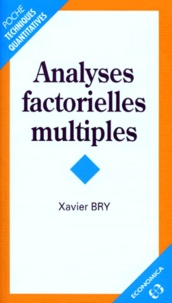 Xavier Bry - Analyses factorielles multiples.
