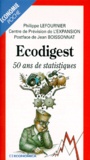 Philippe Lefournier - Ecodigest. 50 Ans De Statistiques.