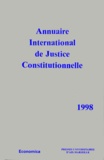  GERJC - Annuaire International de Justice Constitutionnelle - Tome 14, Edition 1998.