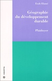 Esoh Elamé - Géographie du développement durable. - Plaidoyer.