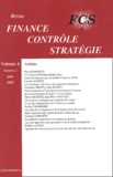 Pascal Barneto et Laurent Batsch - Finance Contrôle Stratégie Volume 6 N° 2 juin 2 : .