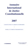  P.U.A.M./ - Annuaire international de justice constitutionnelle - Tome 23.