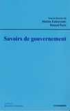 Martine Kaluszynski et Renaud Payre - Savoirs de gouvernement.