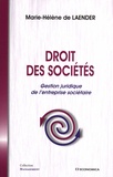 Marie-Hélène De Laender - Droit des sociétés - Gestion juridique des entreprises sociétaires.