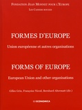  Fondation Jean Monnet Europe et Gilles Grin - Formes d'Europe - Union européenne et autres organisations.