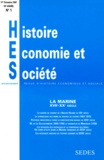  Collectif - Histoire Economie Et Societe Numero 1 Janvier-Mars 1997 16eme Annee : La Marine Xviieme-Xxeme Siecle.