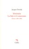 Jacques Derrida - Séminaire La bête et le souverain - Tome 1, 2001-2002.