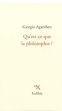 Giorgio Agamben - Qu'est-ce que la philosophie ?.