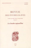Jean Kudela - Revue des études slaves N° 85 Fascicule 2 : Les Sorabes aujourdhui.