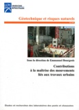 Emmanuel Bourgeois - Contribution à la maîtrise des mouvements liés aux travaux urbains.