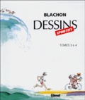  Blachon - Dessins sportifs Coffret 2 volumes : Tomes 3 & 4.