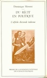 Dominique Memmi - Du récit en politique - L'affiche électorale italienne.