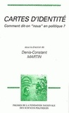 Denis-Constant Martin - Cartes d'identité - Comment dit-on "nous" en politique ?.