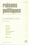 Astrid von Busekist - Raisons politiques N° 8, novembre 2002 : La pensée juive - Volume 2.