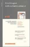 Patrick Michel et Nathalie Luca - Critique internationale N° 22 Janvier 2004 : La résistible expansion du protestantisme conservateur.