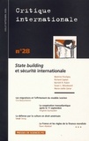 Béatrice Pouligny et Marie-Joëlle Zahar - Critique internationale N° 28, Juillet-Septe : State building et sécurité internationale.